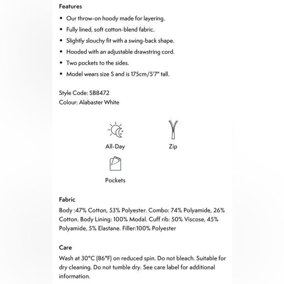 Sweaty Betty
Riley Swing-Back Zip-Through Jacket - Picture 3 of 7